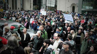 30 души арестувани при демонстрация "Окупирай Уолстрийт" в Ню Йорк 