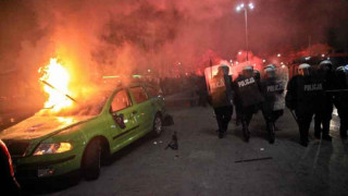 Стотици арести след погроми във Варшава