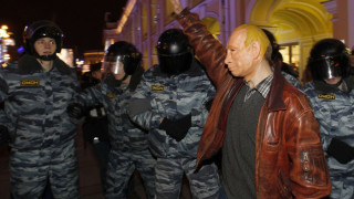 Арести на протеста на опозицията в Санкт Петербург 