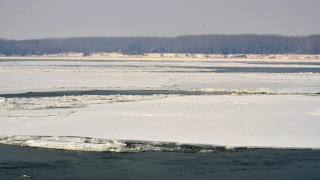 Айсберги тръгнаха по Дунав