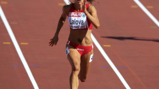 Лалова се класира за 1/2-финалите на 100 м
