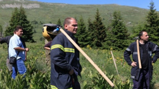 В жегата продължава гасенето на пожара на Витоша