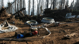 Доброволци искат да гасят Витоша, връщат ги