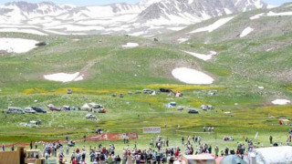 Сняг падна в планината в Турция