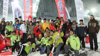 Весела Владкова и Юлиян Стоянов №1 на ски за журналисти в Боровец