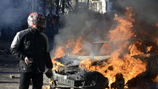 Стрелба по протеста в Киев