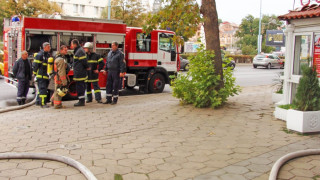 Горя склад на училище в  Силистра