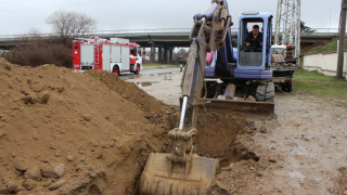 Газопровод се спука в Казанлък при изкопни дейности