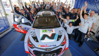 Първи подиум за Hyundai i20 WRC