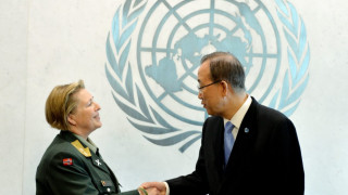 Прецедент: Жена стана командващ на мироподдържащи сили на ООН