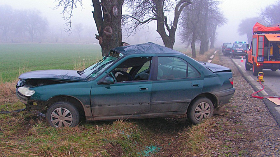 Млад шофьор с „БМВ" се удари в дърво | StandartNews.com