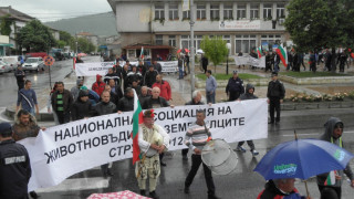 Животновъди блокираха пътя за Гърция