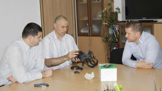 Дариха огнеборци с германски маски