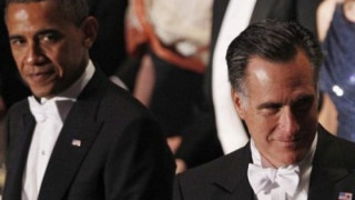 Обама обядва с Ромни