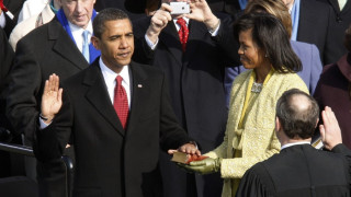 800 хиляди на церемонията за 2-ри мандат на Обама