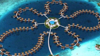 Строят остров като цвете на Малдивите