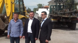 Светлин Танчев даде началото на сондаж за вода в Алдомировци