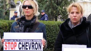 Протестират срещу добива на шистов газ в Румъния