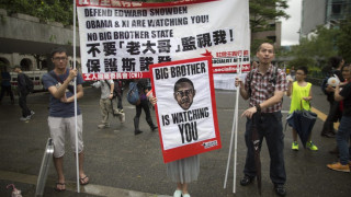 Протести в Хонконг в защита на Едуард Сноудън