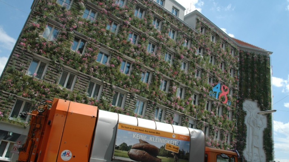 Зеленина плъзна по фасадите на виенски сгради | StandartNews.com