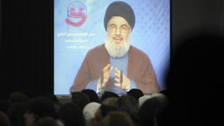 Лидерът на Хизбула се появи на реч в Бейрут 
