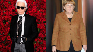 Лагерфелд нападна Меркел заради външния й вид