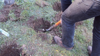 Земеделец намери скелет, докато си копае канал