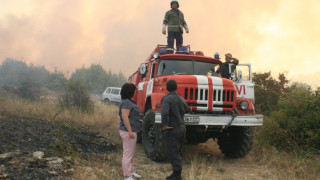 Продължава охраната на пожара в Свиленградско