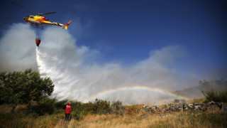 Шест горски пожара бушуват в Португалия
