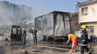 Взрив в автосервиз изпрати собственика му в болница 