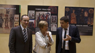Откриха изложба в чест на кирилицата в централата на ЕК 