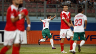 България води с 1:0 на полувремето