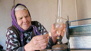 Зависимо от тока село чества на тъмно Деня на Независимостта