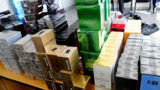 Митницата в Хасково унищожи стоки ментета