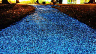 Учени създадоха "светещ асфалт"