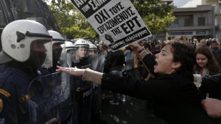 Полицейски щурм на гръцка телевизия