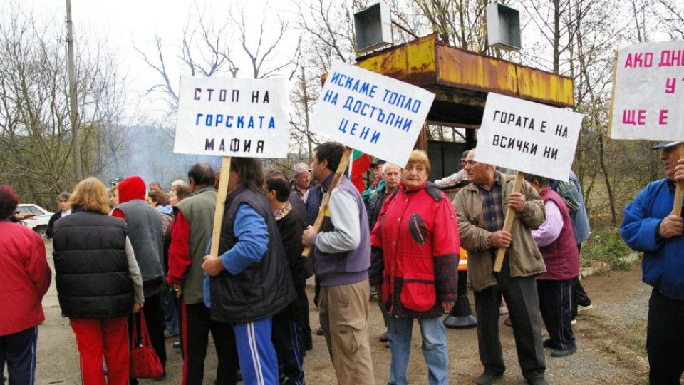 Полиция разпръсна протестиращи срещу скъпите дърва за огрев | StandartNews.com