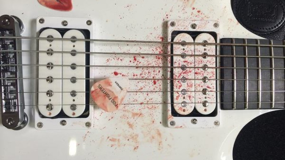 Кръв беляза репетиция на Foo Fighters | StandartNews.com