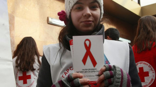 150-метрова панделка в Благоевград за борбата със СПИН