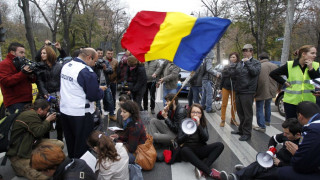 Жандармерия разпръсна протести в Румъния
