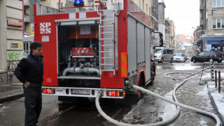 Пожар близо до онкоцентъра в Пловдив