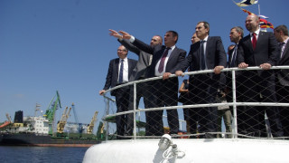 Орешарски с морско кръщение на кораб