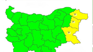 Жълт код за вятър и валежи в Добрич, Варна и Бургас