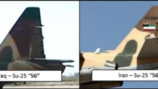 Иран е доставил изтребители Су-25 на Ирак