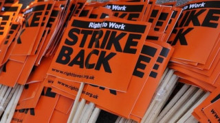 Масова стачка на държавни служители във Великобритания