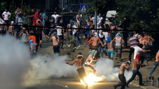 Протести и контрапротести в Македония