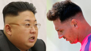 Сравниха прическата на Меси с тази на Ким Чен Ун