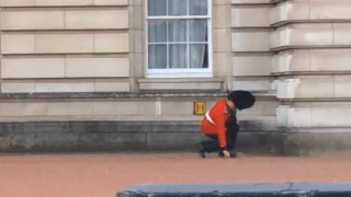 Наказват танцуващ гвардеец пред Бъкингамския дворец