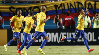 ВИДЕО: Неймар носи победа на Бразилия в повторния дебют на Дунга 
