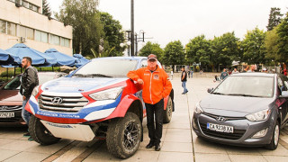 Жан-Луи Шлесер изпита прототипа Hyundai Santa Fe T1